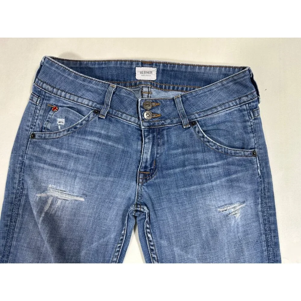 Hudson Jeans Women's 28 Boot Cut Flap Pocket USA - Picture 3 of 11